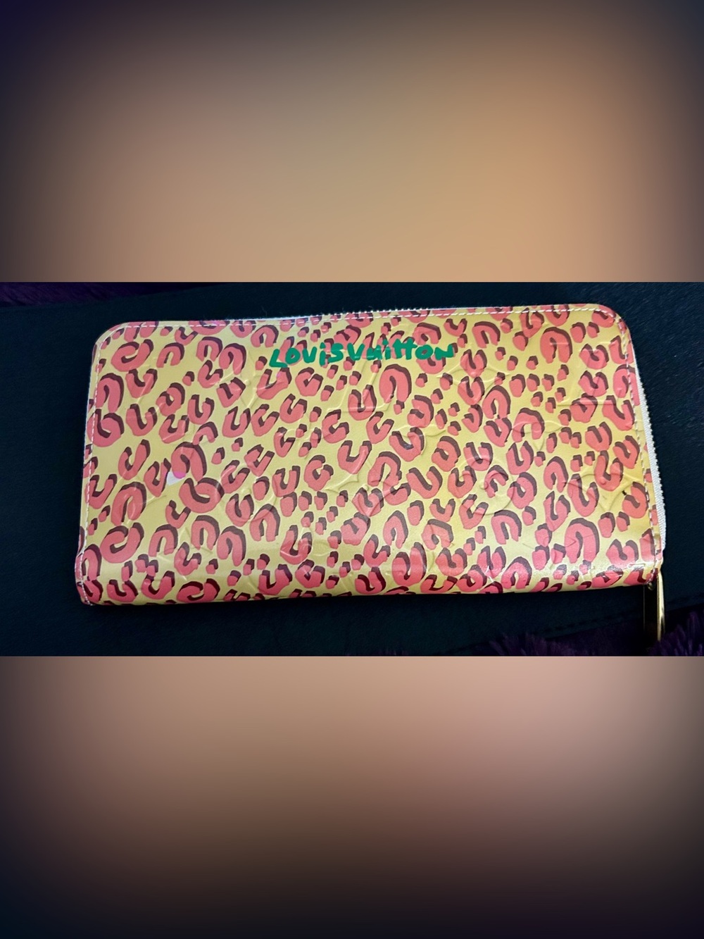 Louis Vuitton Stephen Sprouse, Limited Ed. Monogram Vernis Leopard Zippy Wallet